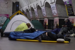Киевское метро во время атаки рф. Фото: скрин youtube