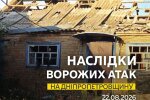 Нічний обстріл Дніпропетровщини 22 серпня 2026