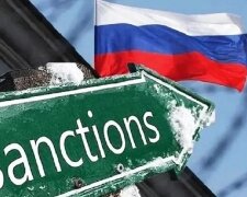 Флаги ЕС и Китая на фоне санкционной тематики