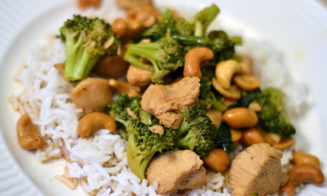 Відмінний рецепт курки з лимоном та кешью