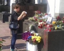 Под Радой устроили мемориал погибшему нацгвардейцу  (фото) 