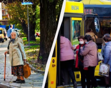 Пенсіонери, транспорт, проїзд, фото з соцмереж