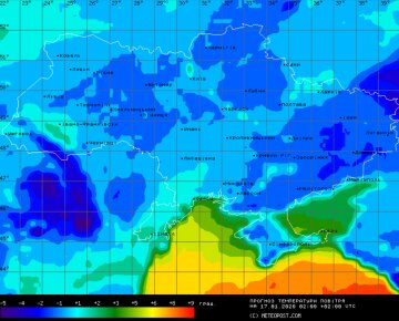 Погода в Украине, фото: Meteopost.com