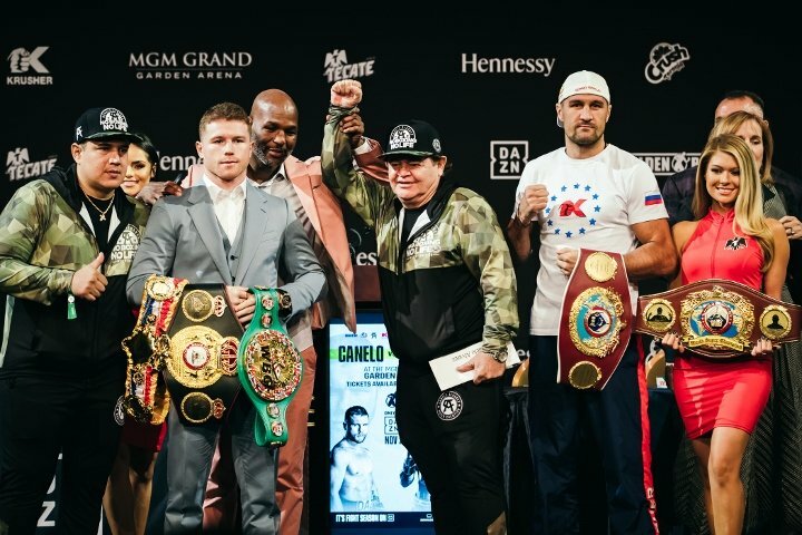 Обнародованы гонорары Альвареса и Ковалева за бой