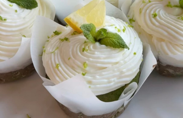 Яркие лимонные мафины: фото скрин рецепта