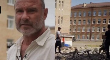 Лієв Шрайбер у Києві після атаки РФ