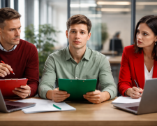 Співбесіда, зображення: Знай.ua