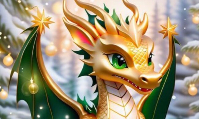 Дракон, символ 2024 року, фото Pinterest