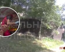 Перші хвилини після російської атаки на Дніпро, кадр з бодикамери поліції
