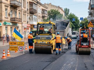 ремонт дороги Одеса асфальт