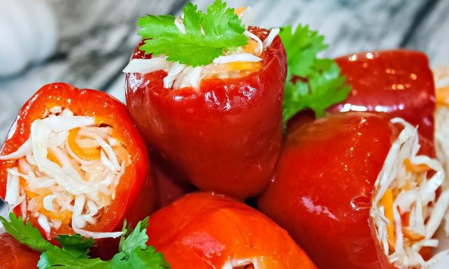 Перец фаршированный овощами: самый вкусный рецепт