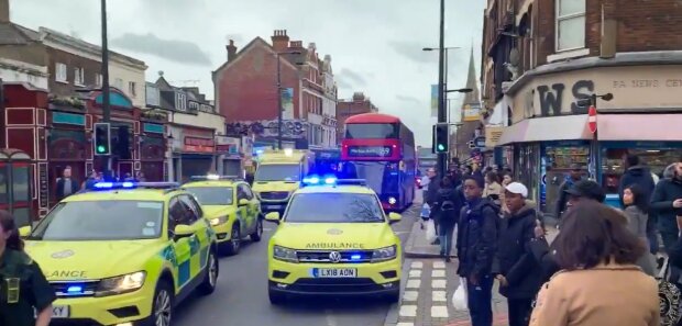 Теракт в Лондоне, кадр из видео