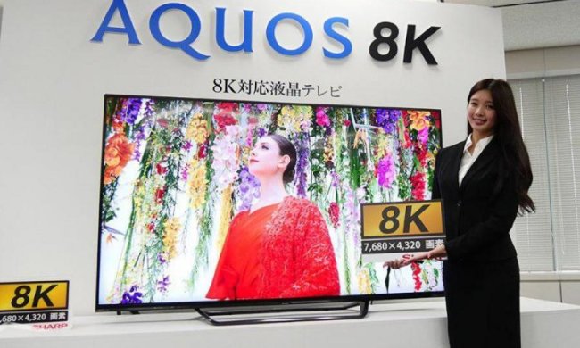 Створено перший у світі телевізор з якістю 8K