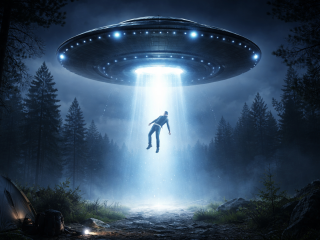 НЛО викрадають людину, зображення: Знай.ua
