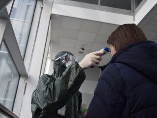 перевірка температури тіла, фото dpsu.gov.ua