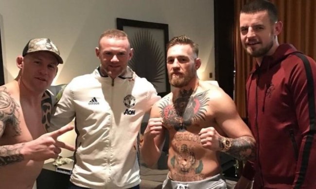 Макгрегор зустрівся з футболістом Манчестер Юнайтед