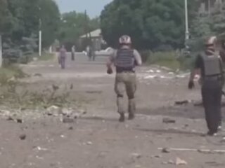 ЗСУ у звільненому місті. Фото: Youtube