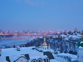 Зима в Києві. Фото: Точка.net