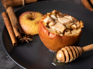 Запеченные яблоки, изображения из свободных источников