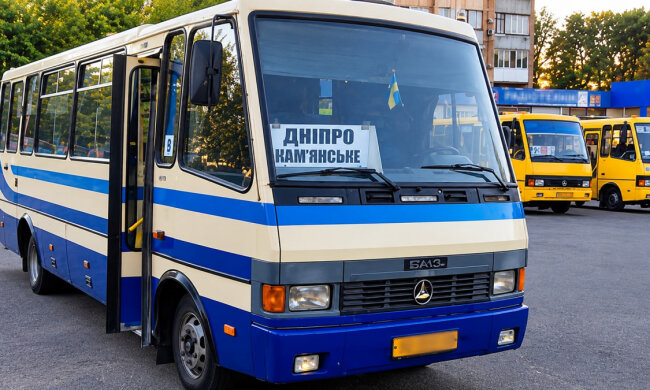 Автобус Каменское – Днепр, проезд дорожает до 100 грн