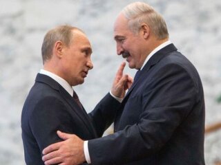 Путин и Лукашенко, фото Reuters