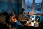Важка зима в Україні. Фото: згенероване ШІ