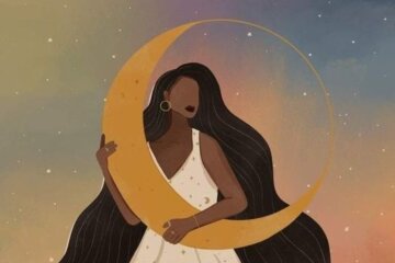 Молодий місяць, зображення: Pinterest