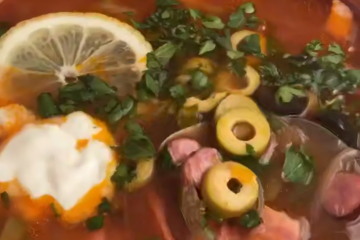 Мясная солянка, кадр с видео