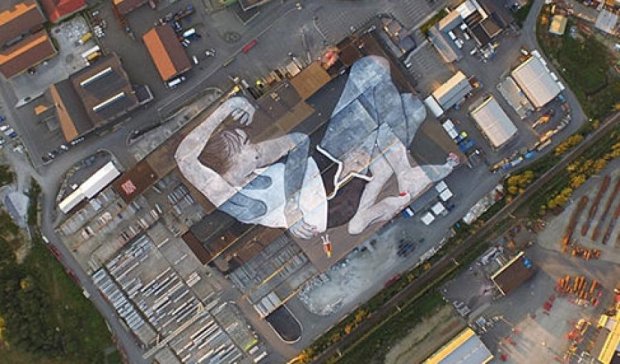 Найбільший в світі стріт-арт створили у Франції (фото)