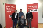 Керівники партії «РОЗУМНА СИЛА» в Берліні в офісі партії Die Linke озвучують мирні ініціативи.