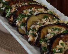 Закуска из баклажанов, кадр из видео