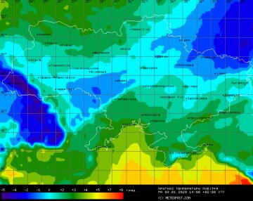 Погода в Україні, фото: Meteopost com