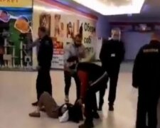 Погром в ТЦ "Район", скриншот: Instagram