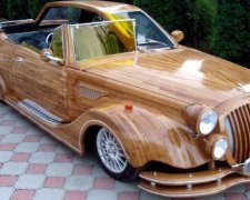 Українець продає ексклюзивний дерев'яний автомобіль