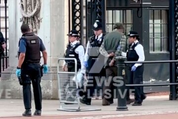 Мужчина был арестован возле Букингемского дворца, изображение: AP