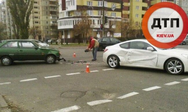 У столиці зіткнулись Таврія та Hyundai (фото)