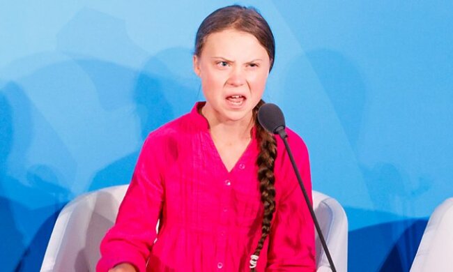 Выступление Греты\Скриншот