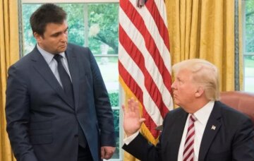 Павло Клімкін і Дональд Трамп, фото: facebook.com/ukr.embassy.usa
