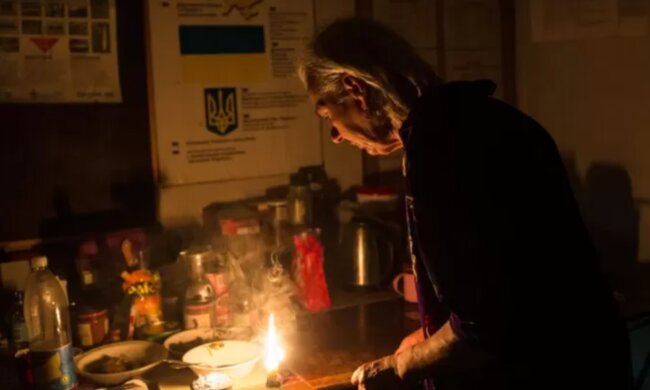 Украина без света, скриншот: YouTube