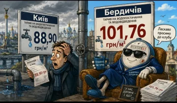 Платіжка за воду, тариф 101,76 грн