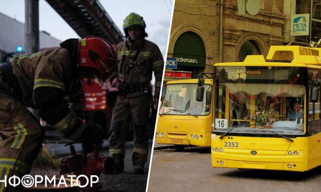 Наслідки обстрілу Києва 19 липня — громадський транспорт