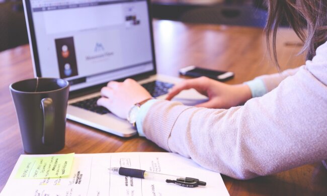 Робота за комп'ютером, фото: pixabay.com