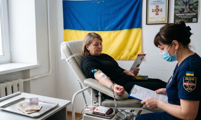 донорство кров Україна військові