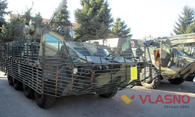На Вінниччині влаштували демонстрацію військової техніки з АТО (фото)
