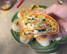 Рулет з лаваша, кадр з відео