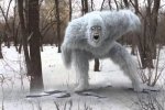 Неймовірно, але факт! Снігову людину засікли в Києві