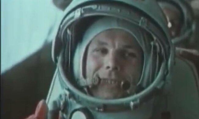 Юрий Гагарин, фото: скриншот