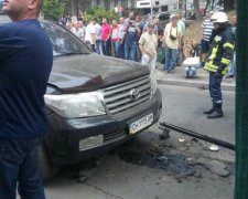 Взрыв в центре Киева: опубликовано видео