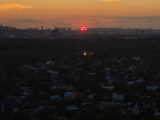 Погода, захід сонця, фото із соцмереж