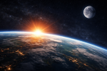 Земля, Луна, космос, изображение: Знай.ua
